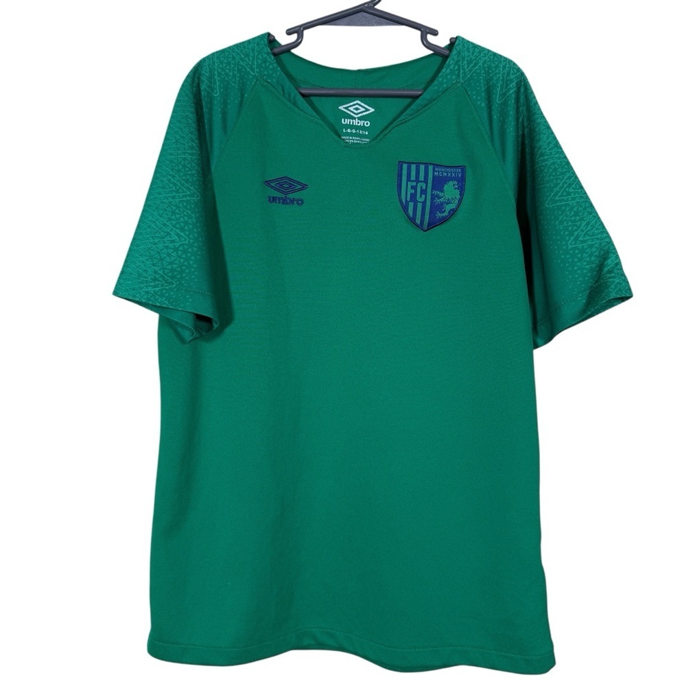 Umbro Youth Manchester United Short Sleeve Performance Jersey Size L 12/14